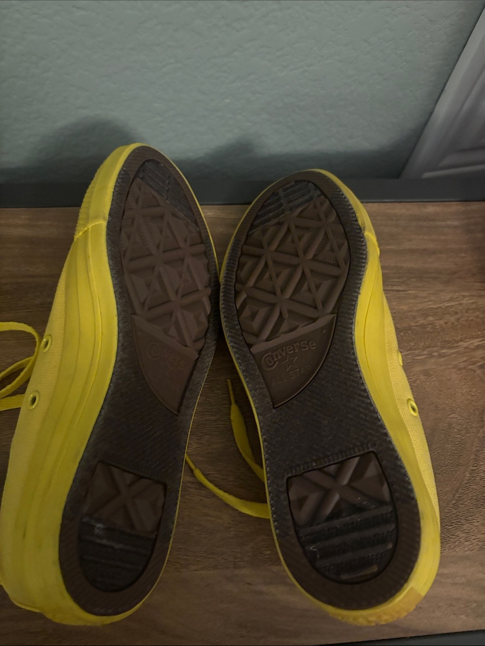 Converse Yellow Low Top Canvas Sneakers - Picture 3 of 3